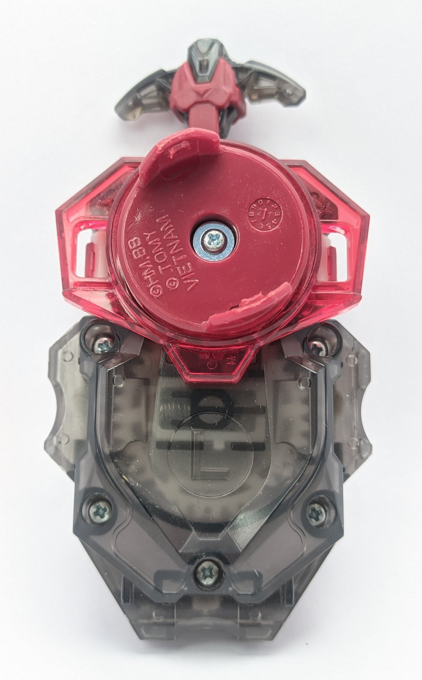 Custom BeyLauncher LR (Clear Ver) Red Eye Merch (1)