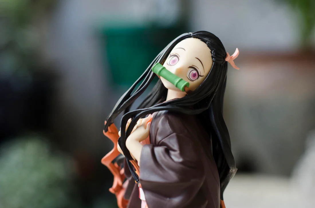 Demon Slayer Nezuko Kamado Glitter & Glamours 8.6" Figure BANDAI Spirits (Pic7) Red eye merch