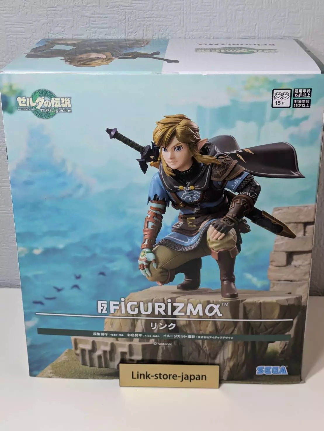 The Legend of Zelda Tears of the Kingdom FIGURIZMα Link Figure SEGA (Pic8) Red eye merch