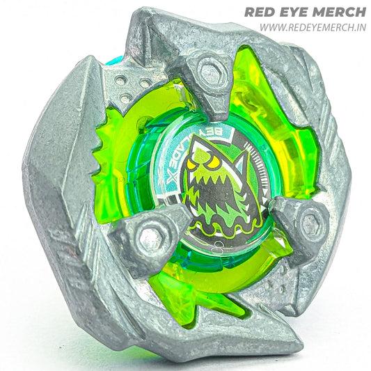 Takaratomy Shark Edge 3-80F [Green] Beyblade X Red Eye Merch