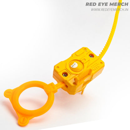 Takaratomy Ripcord Launcher Yellow Beyblade Original Series Red Eye Merch