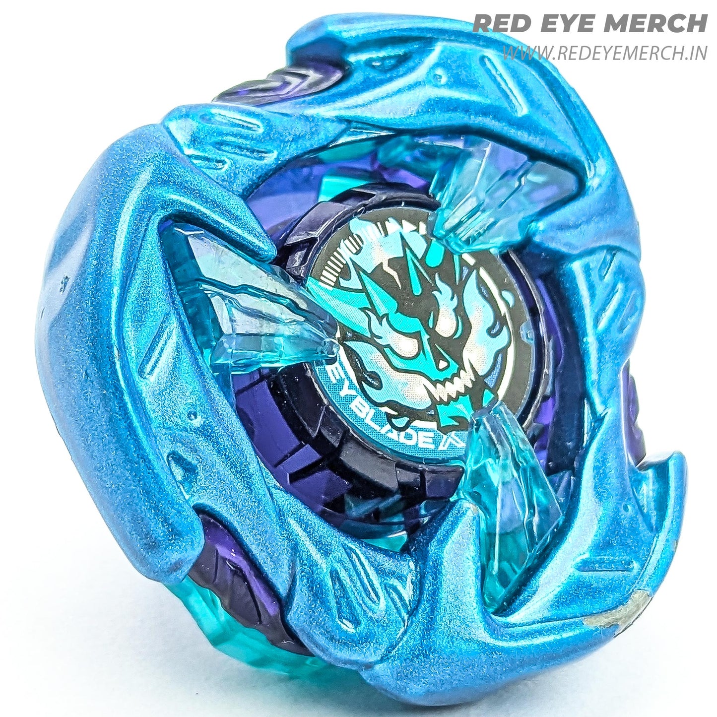 Takaratomy UX-10 Hells Hammer Metal Coat Blue Beyblade X Red Eye Merch