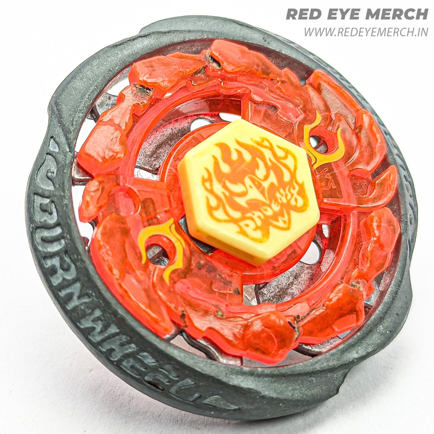 Takara Tomy Burn Phoenix 135MS / Burn Fireblaze Beyblade Metal Fusion - Red Eye Merch