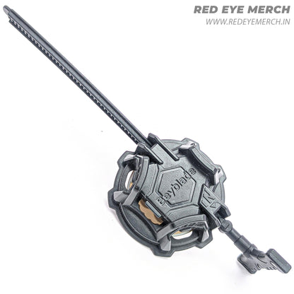 Takaratomy Prototype Right Spin Launcher Beyblade Burst - Red Eye Merch