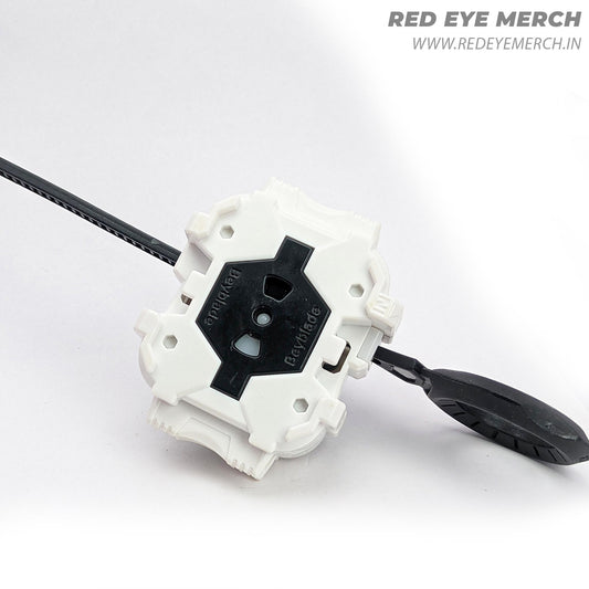 Takara Tomy White Ripcord Launcher [Right] Beyblade Burst | Red Eye Merch