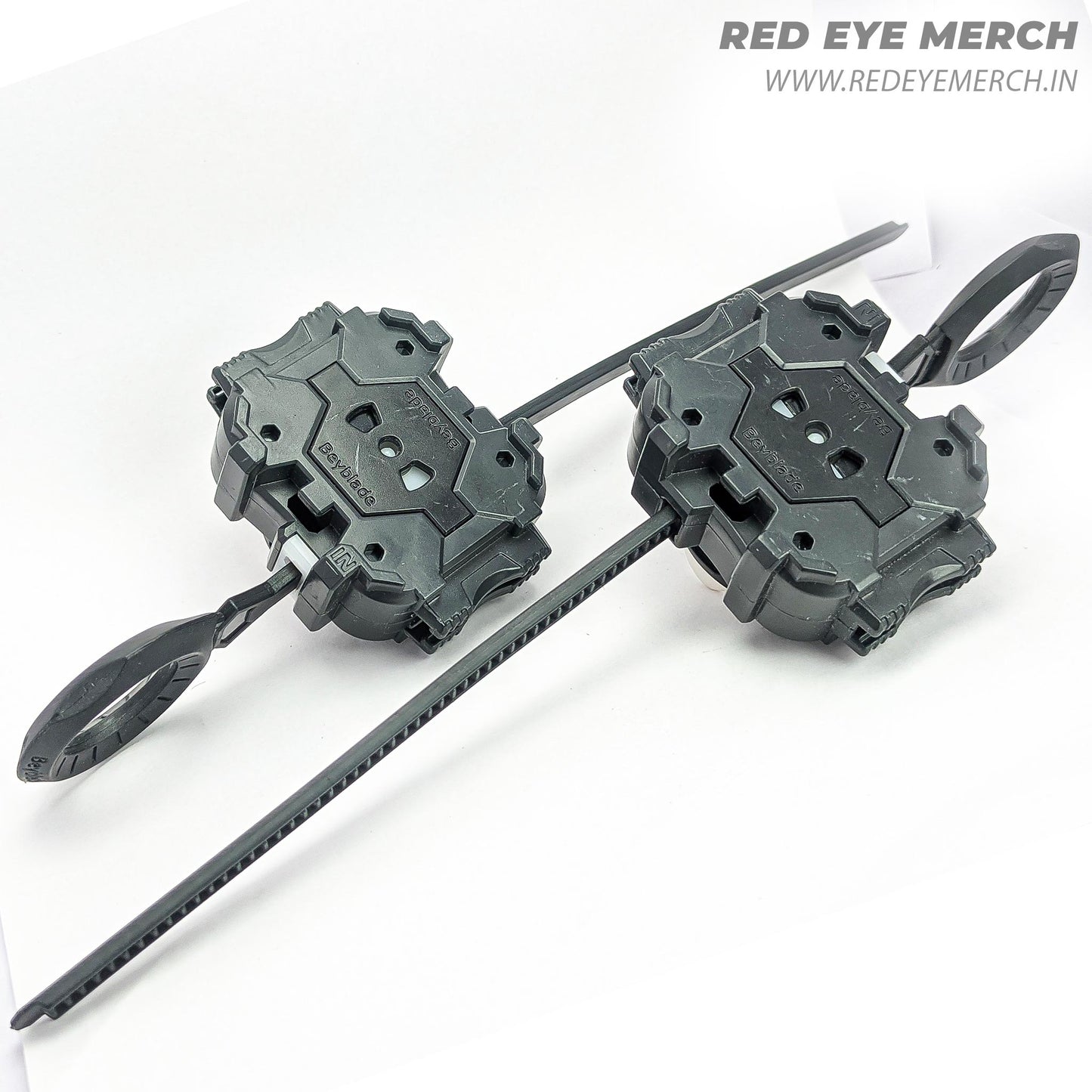 Takara Tomy Full Black Ripcord Launcher [Right] Beyblade Burst | Red Eye Merch