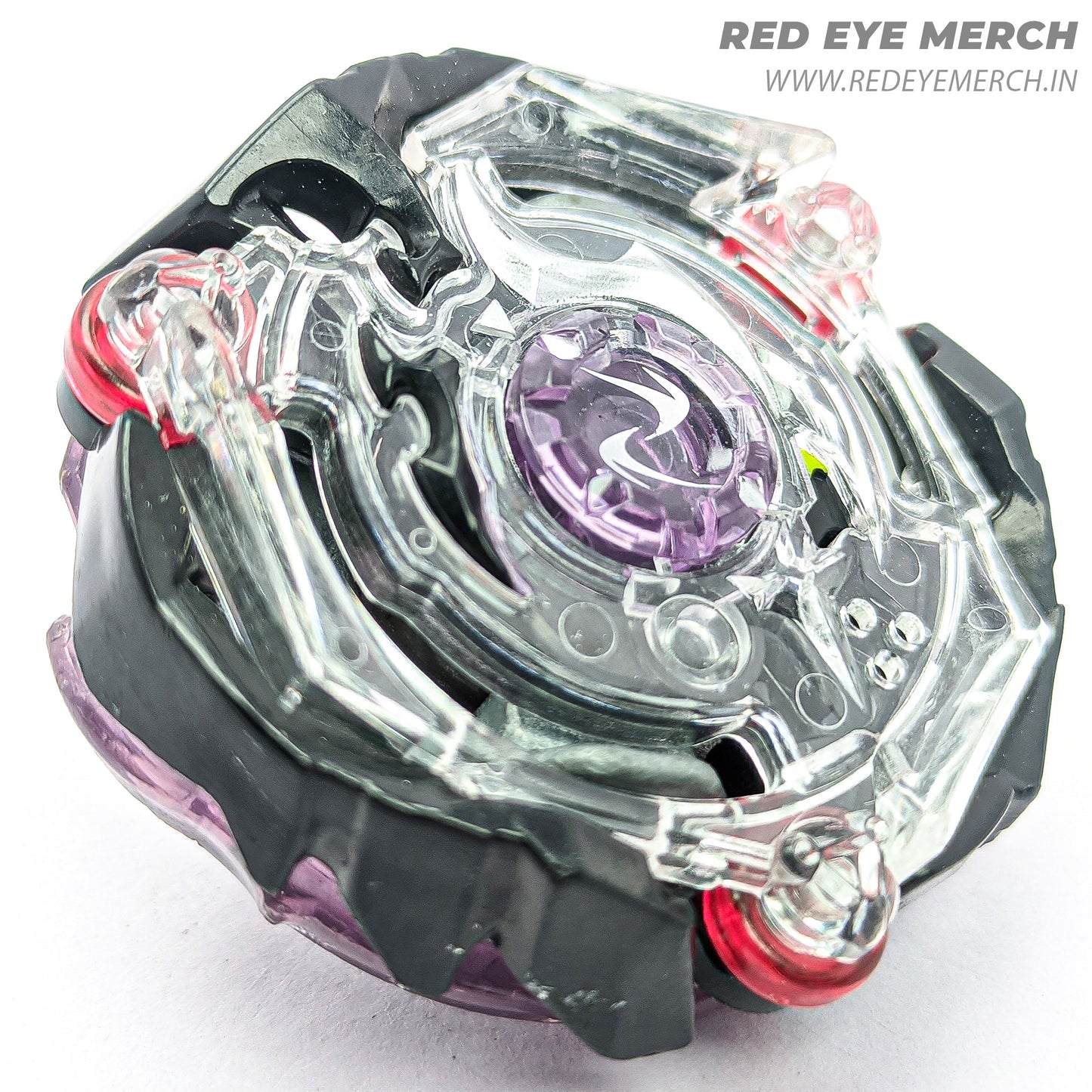 Takara Tomy Kinetic Satomb S3 2Glaive Loop - Beyblade Burst - Red Eye Merch