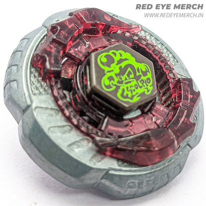 Takara Tomy Rock Scorpio T125JB | Beyblade Metal Fusion | Red Eye Merch