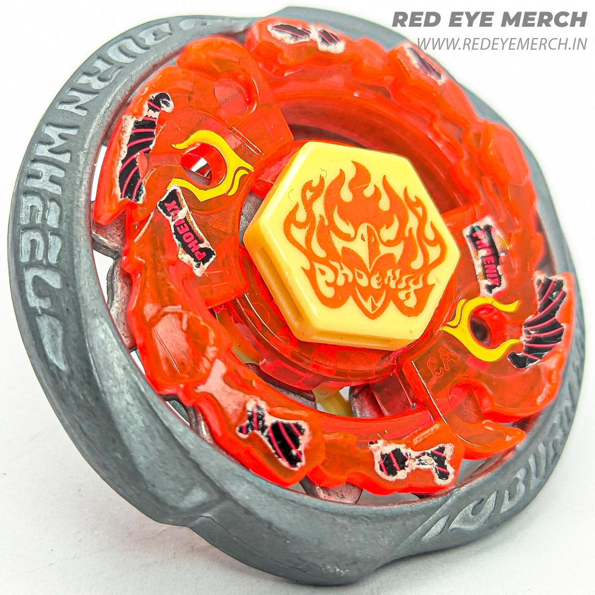 Takara Tomy Burn Fireblaze Beyblade Metal Fusion Red Eye Merch