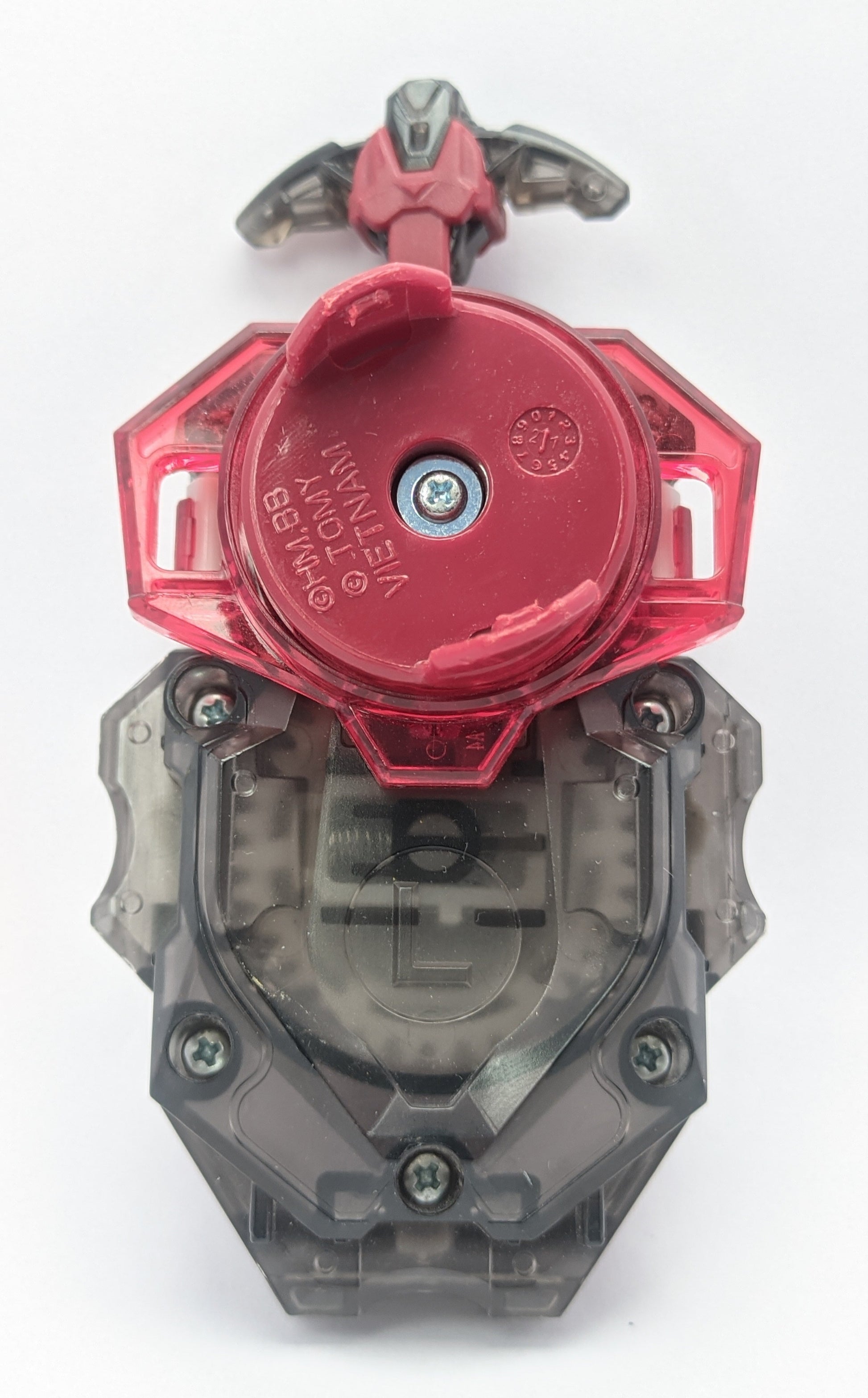 Custom BeyLauncher LR (Clear Ver) Red Eye Merch (1)