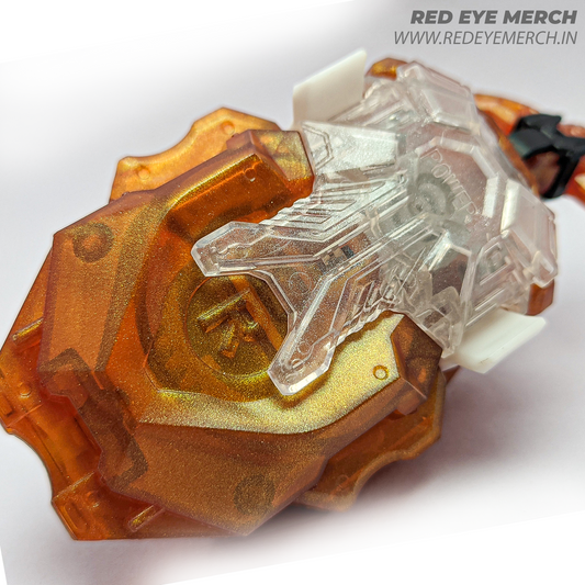 Full Custom BeyLauncher LR [Gold] Red Eye Merch