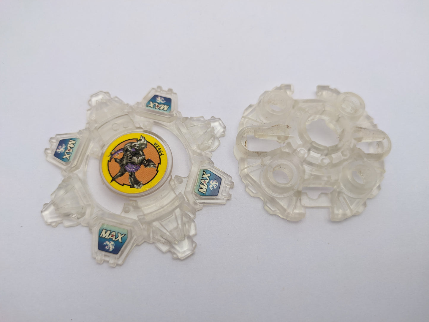 Takara Tomy Draciel F Clear Version [Chip] [Attack Ring] [Base] Beyblade Plastic Gen