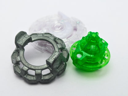 Takara Tomy Uber Unicrest U2 Down Needle - Beyblade Burst - Red Eye Merch