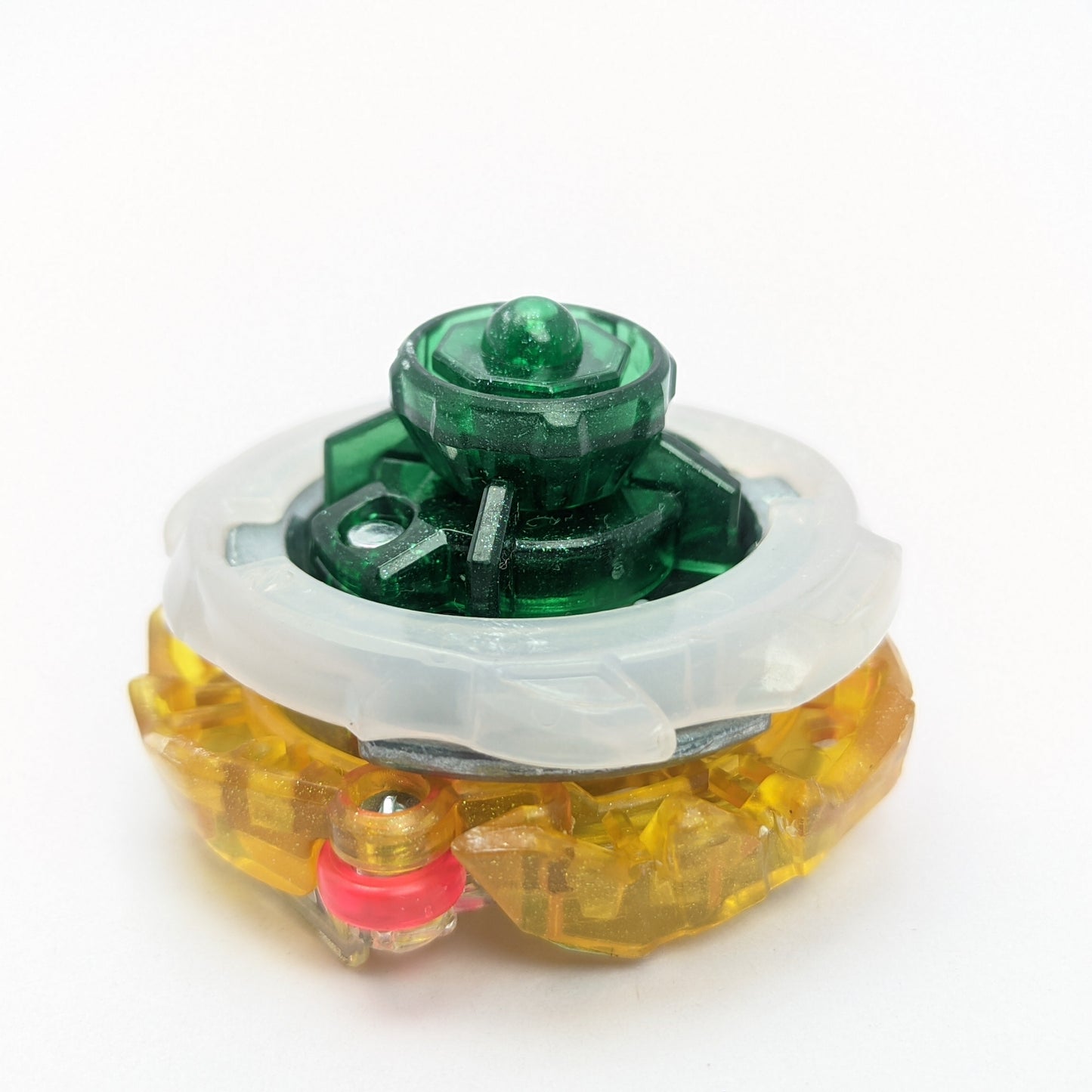 Takara Tomy Kinetic Satomb [Yellow] 5 Guard - Beyblade Burst Red Eye Merch