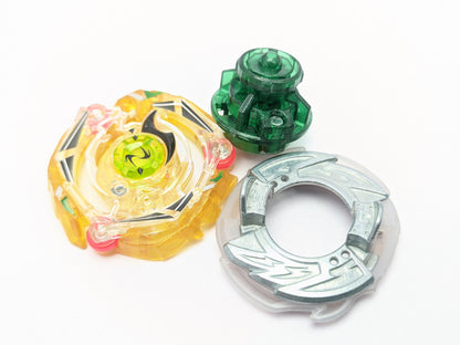 Takara Tomy Kinetic Satomb [Yellow] 5 Guard - Beyblade Burst Red Eye Merch