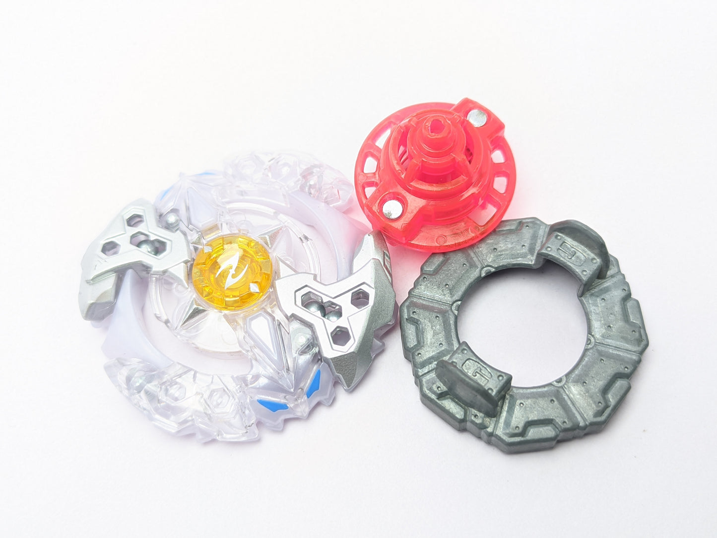 Takara Tomy Galaxy Zeus [White] Beyblade Burst - Red Eye Merch