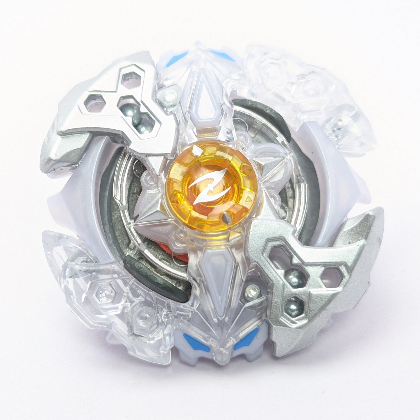 Takara Tomy Galaxy Zeutran [White] Beyblade Burst - Red Eye Merch