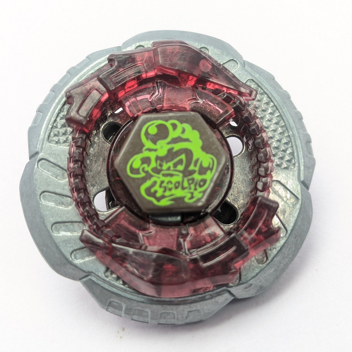 Takara Tomy Rock Scorpio T125JB | Beyblade Metal Fusion | Red Eye Merch