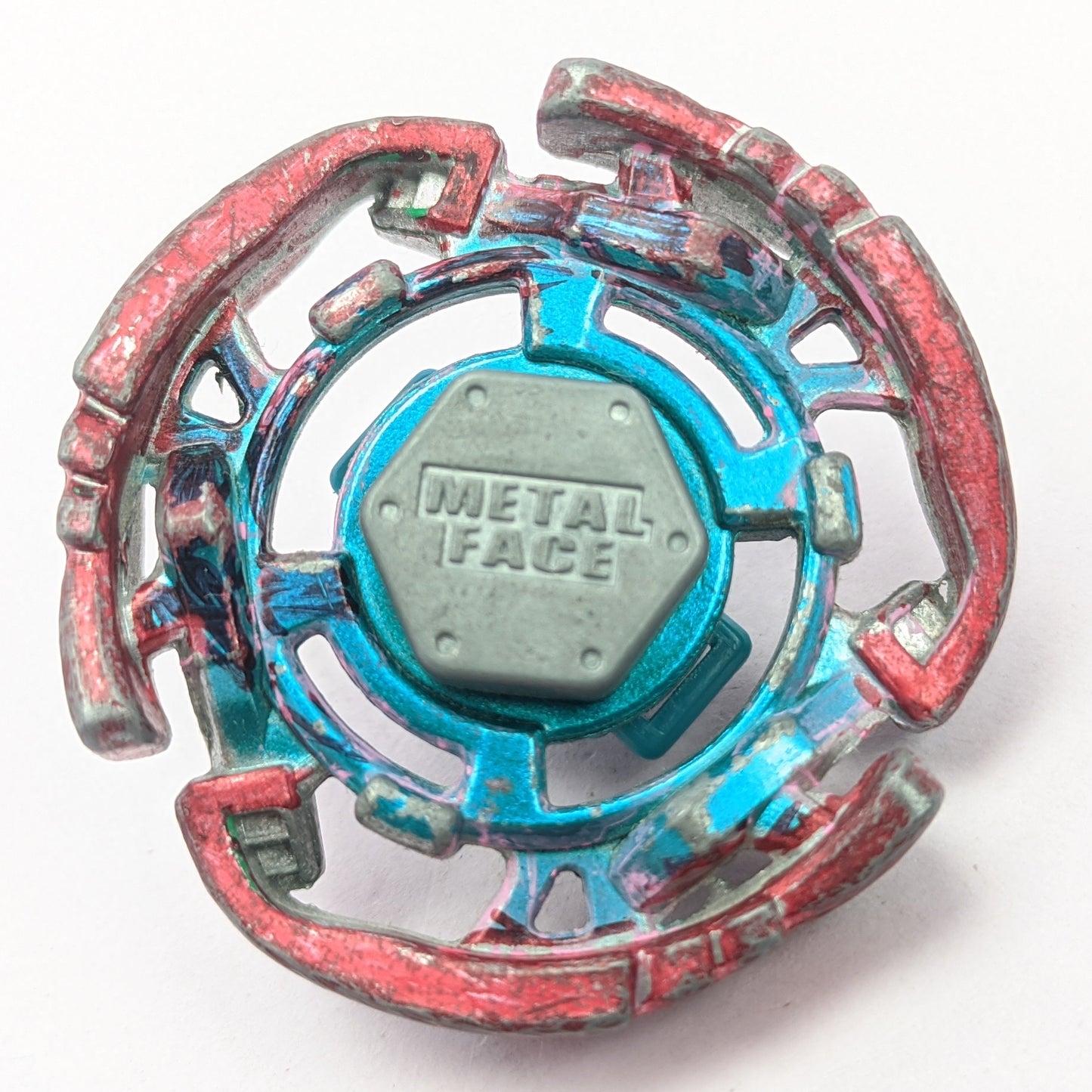 Takara Tomy PHW PEGASUS [Metal Face Bolt] Red And Blue - Beyblade Metal Fusion