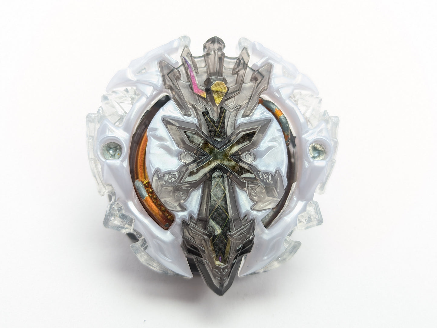 Takaratomy White Xeno Xcalius [Rare] Beyblade Burst - Red Eye Merch