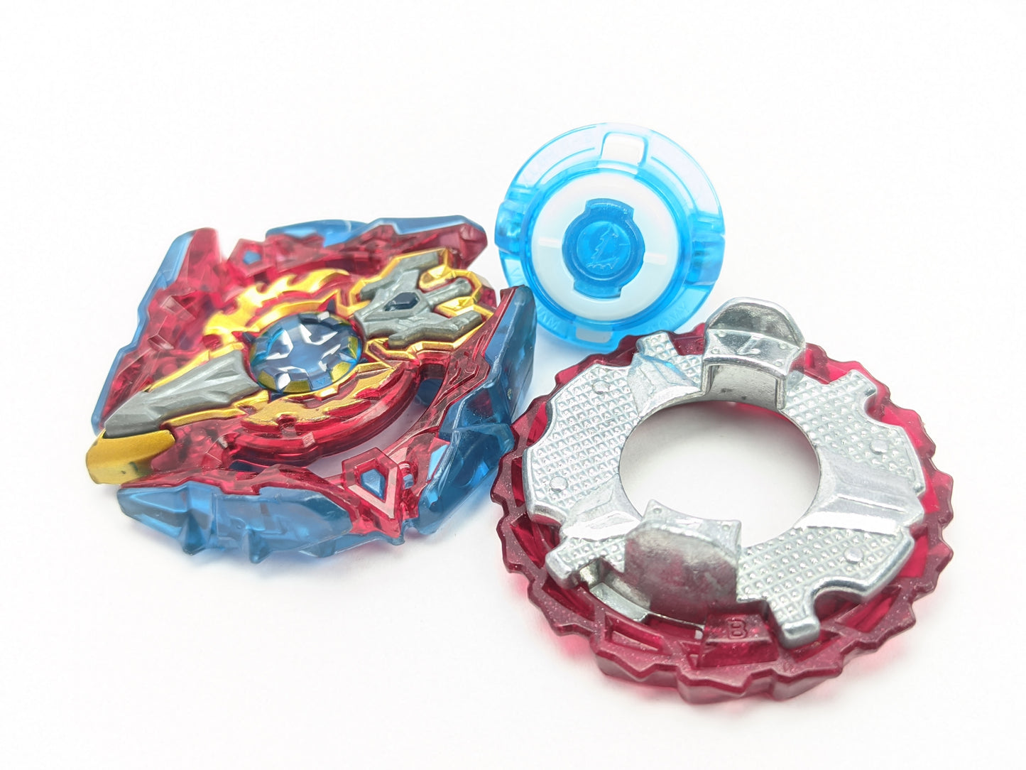 Takaratomy Surge Xcalius X3 1 Iron - Beyblade Burst - Red Eye Merch