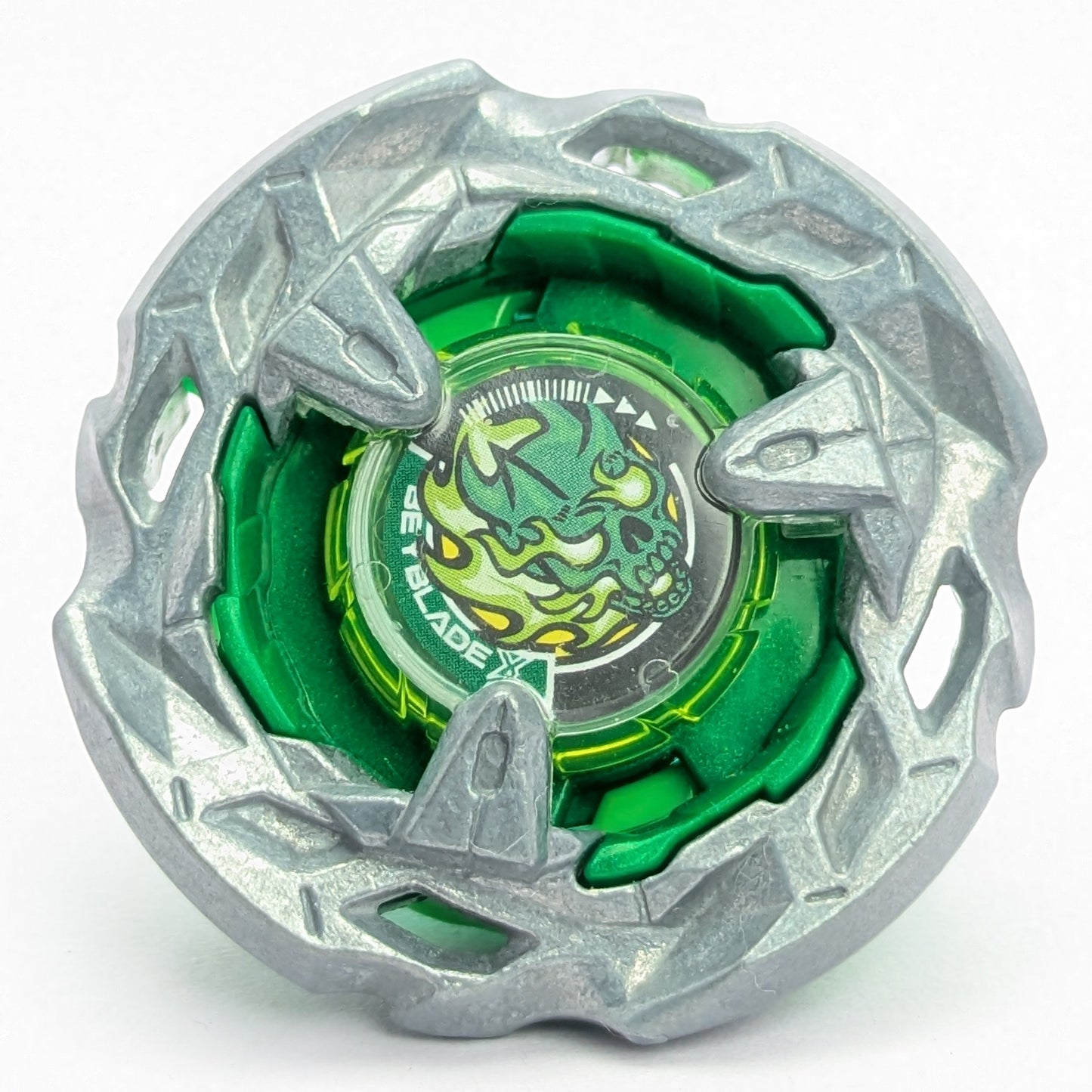 Takaratomy Hells Scythe 4-80LF [Green Version] Beyblade X Red Eye Merch