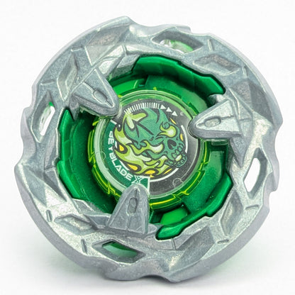 Takaratomy Hells Scythe 4-80LF [Green Version] Beyblade X Red Eye Merch
