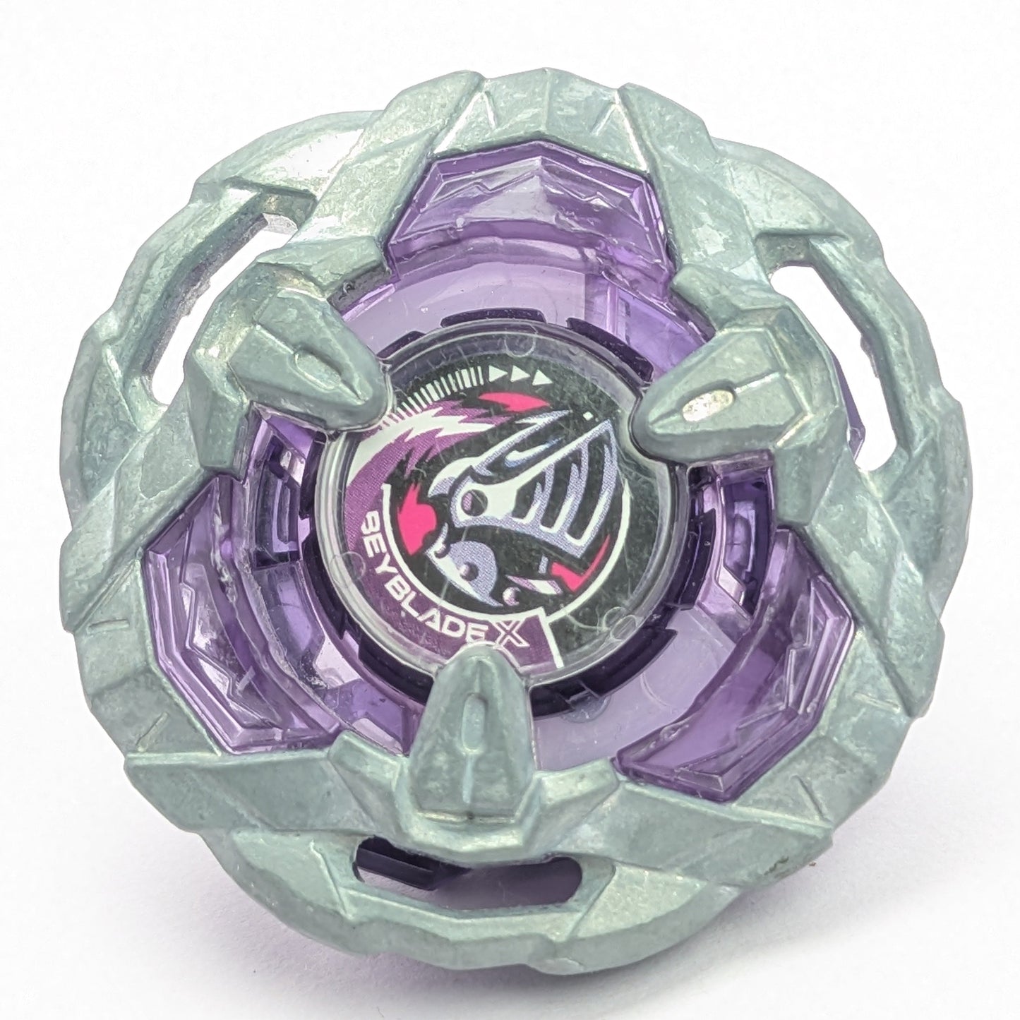Takaratomy Knight Shield 5-80T [Purple] Beyblade X Red Eye Merch