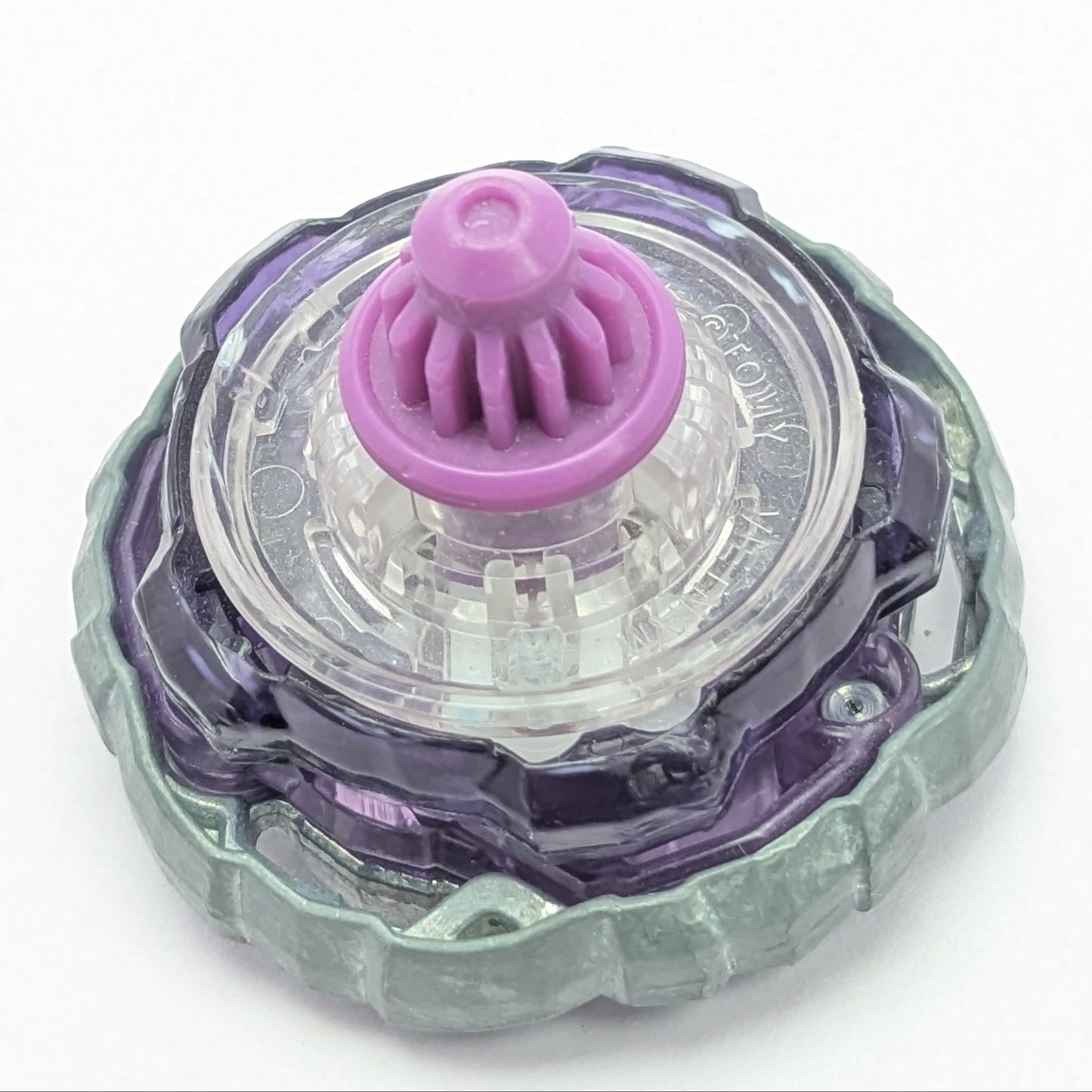 Takaratomy Knight Shield 5-80T [Purple] Beyblade X Red Eye Merch