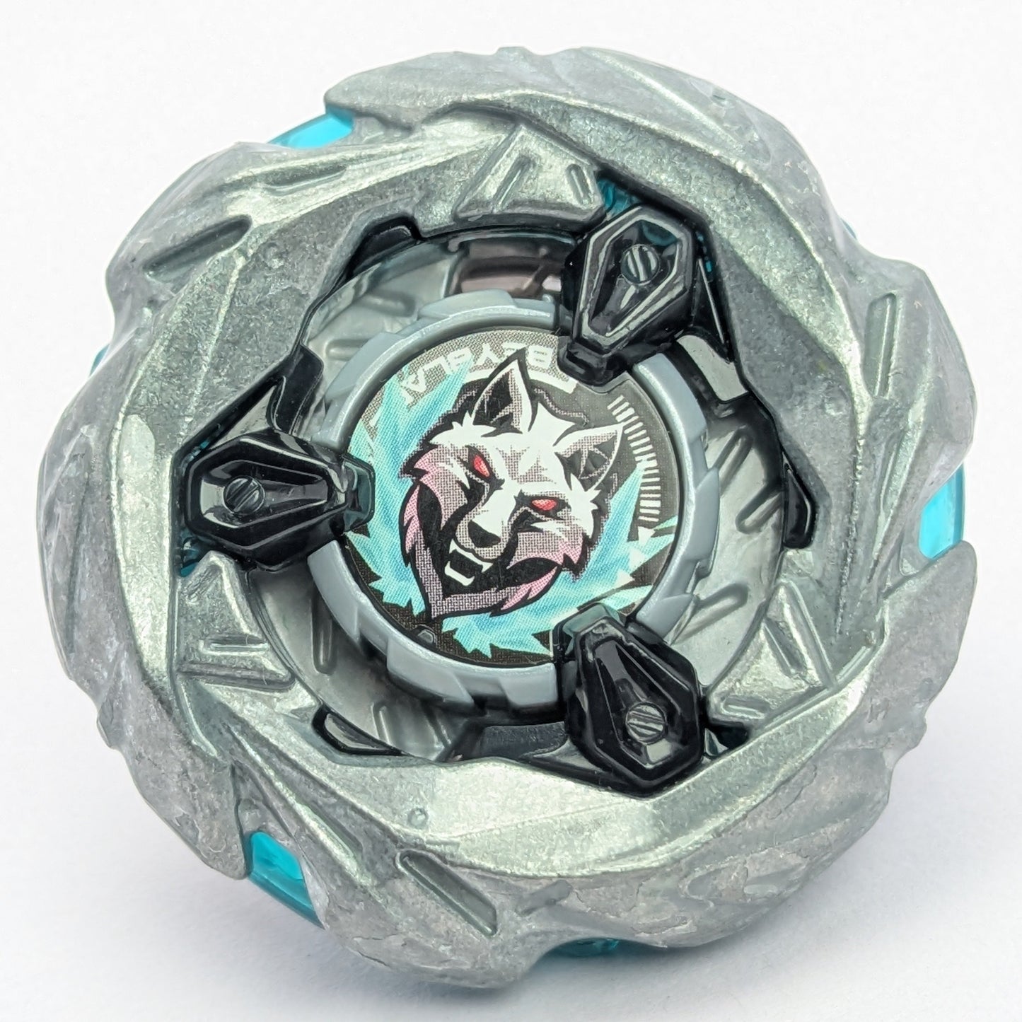 Takaratomy Silver Wolf 3-80F Beyblade UX-08 Red Eye Merch