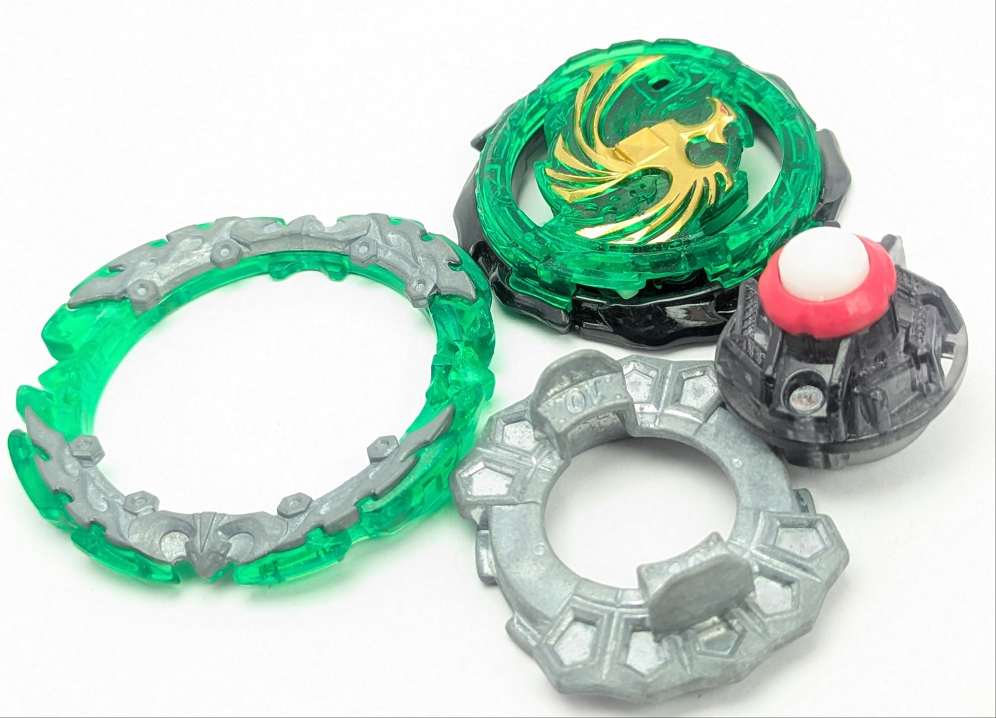 Takaratomy Dread Phoenix 10 Friction [Green] Beyblade Burst - Red Eye Merch