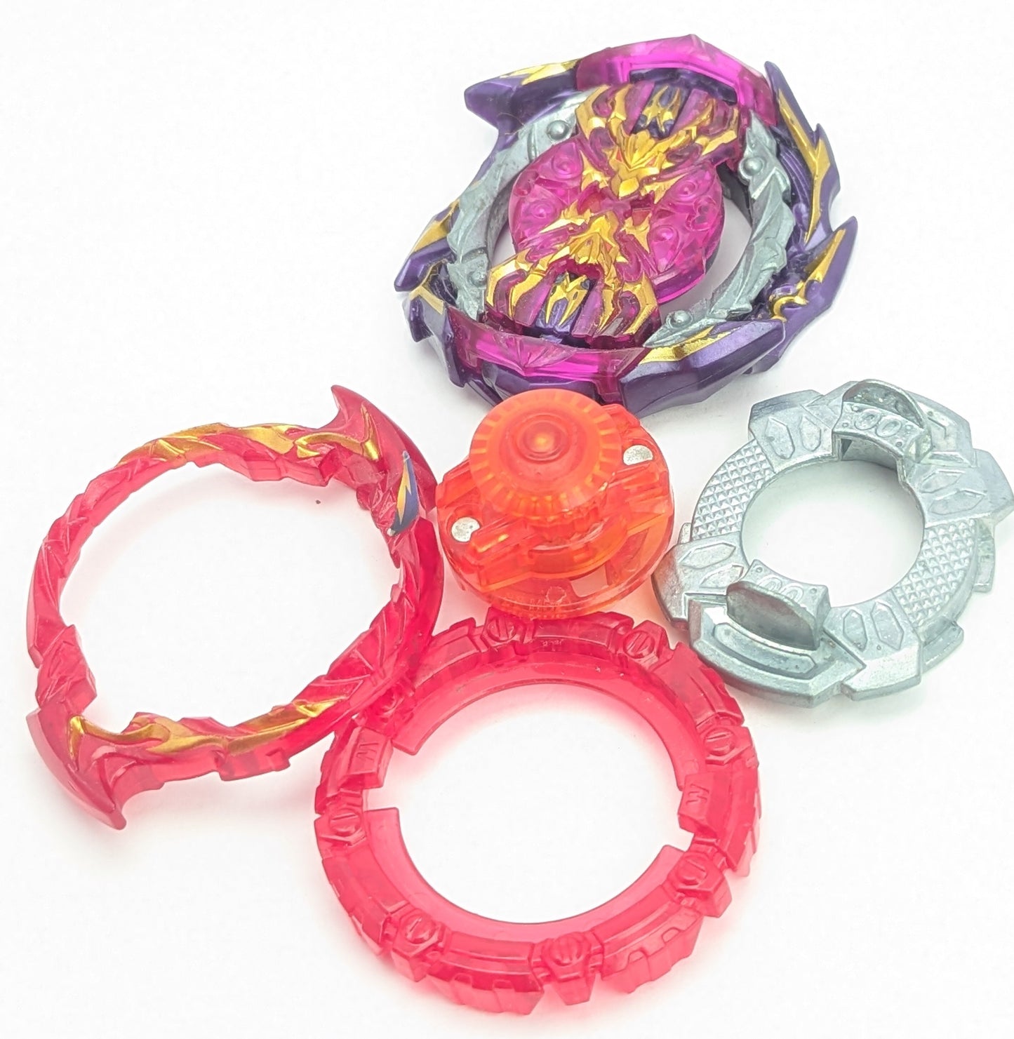 Takaratomy Bigbang Genesis [With Gear + Frame] Beyblade Burst - Red Eye Merch