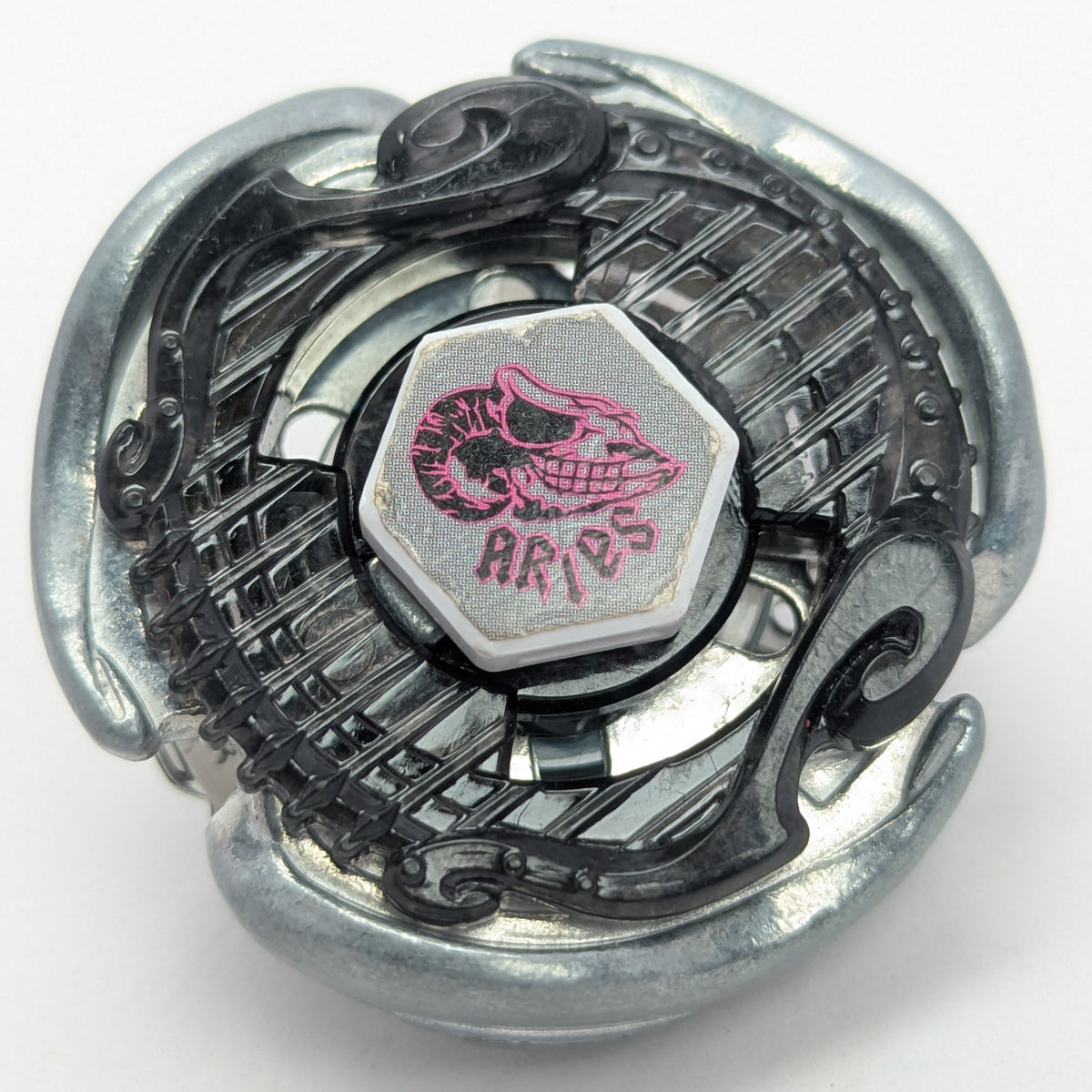Takara Tomy Spiral Lyra [Aries Fce] Beyblade Metal Fusion Red Eye Merch