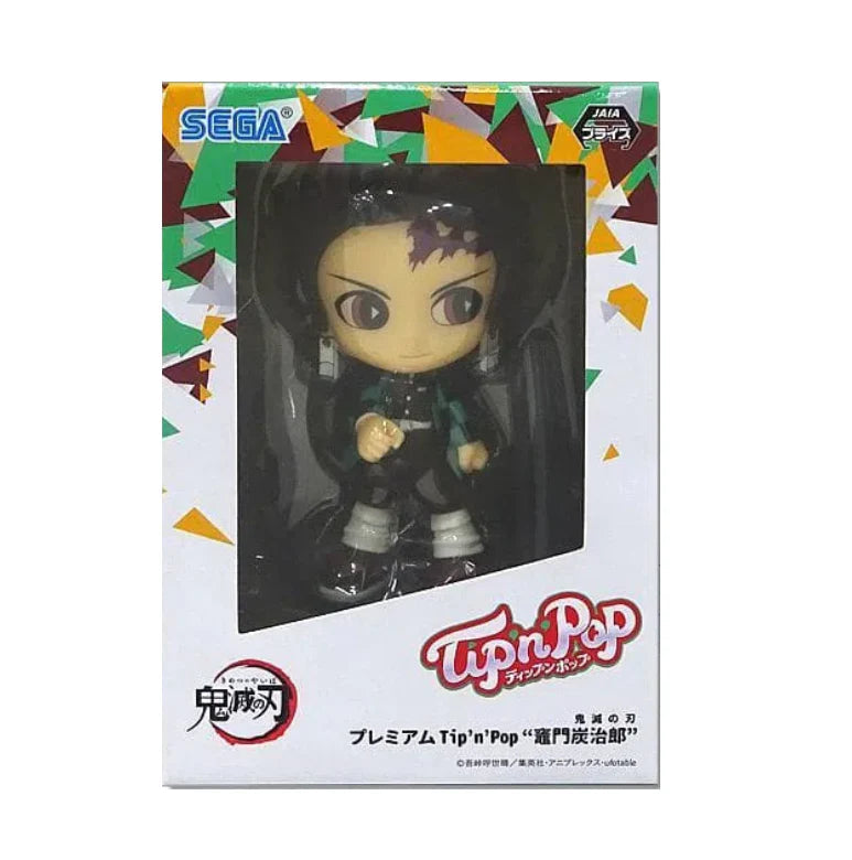 SEGA Demon Slayer Tip n Pop Tanjiro Kamado Figure Kimetsu no Yaiba (Pic 1) Red eye merch