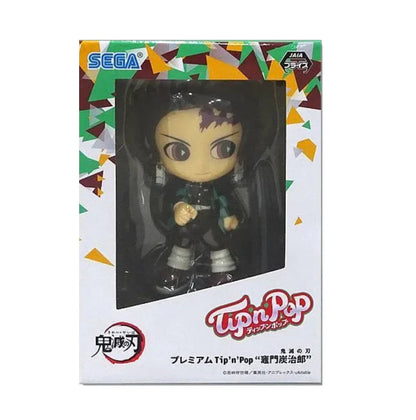 SEGA Demon Slayer Tip n Pop Tanjiro Kamado Figure Kimetsu no Yaiba (Pic 1) Red eye merch