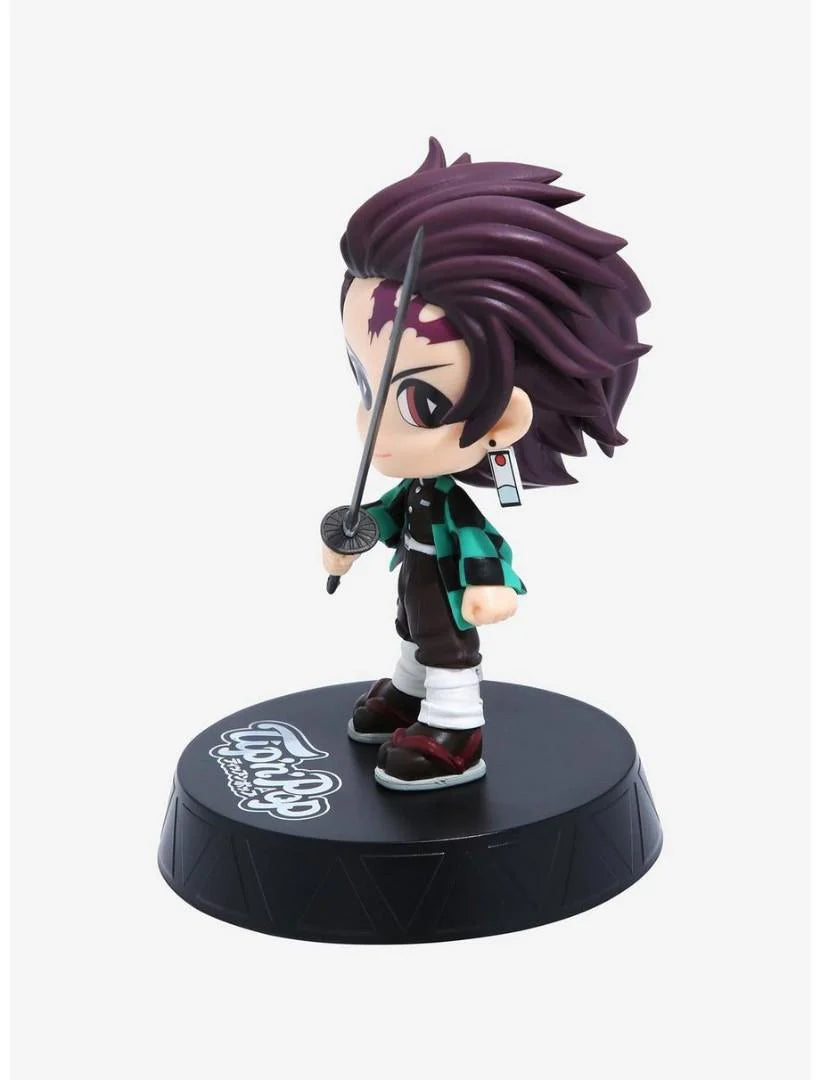 SEGA Demon Slayer Tip n Pop Tanjiro Kamado Figure Kimetsu no Yaiba (Pic 3) Red eye merch