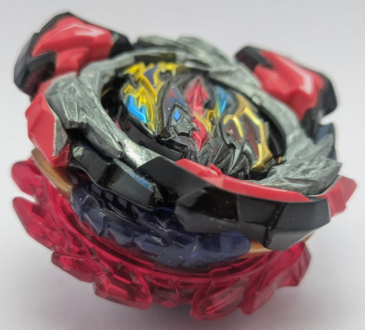 TAKARA TOMY Dangerous Belial Almight [Perfect Gear] Side View Beyblade Burst Red Eye Merch