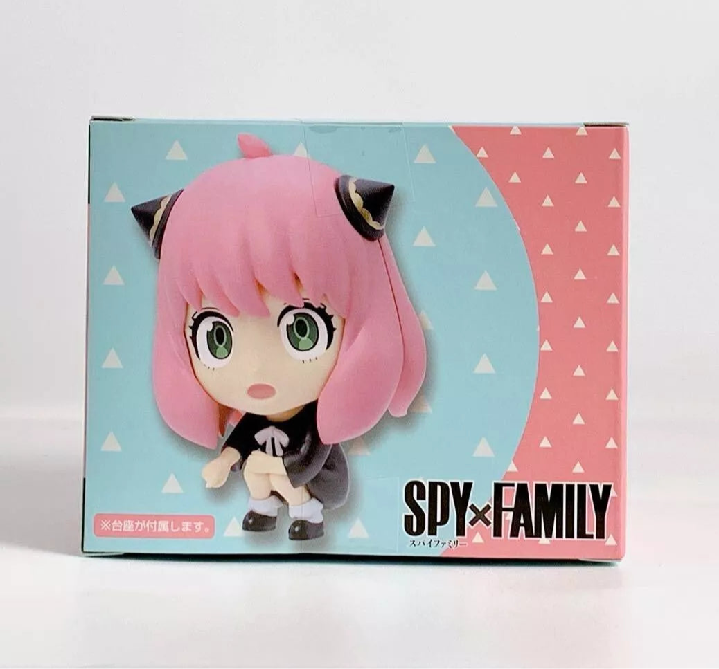 Taito Prize Spy x Family Deformed PVC Statue Anya Forger (Pic1) Figure Red Eye Merch