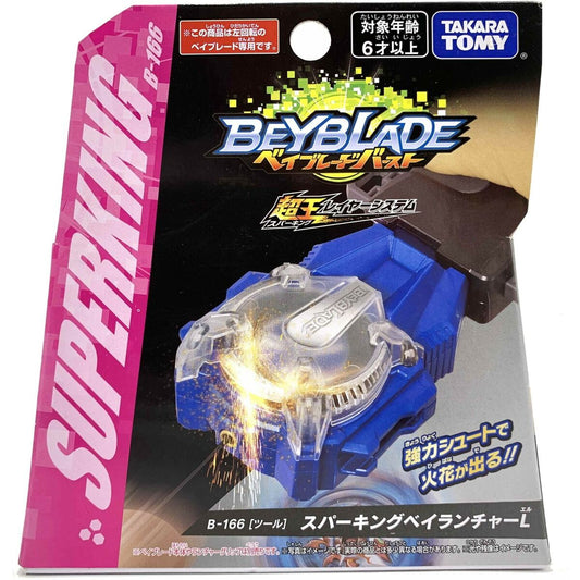 TAKARA TOMY - Left String Launcher - Beyblade Burst Sparking - Super King - Red Eye Merch