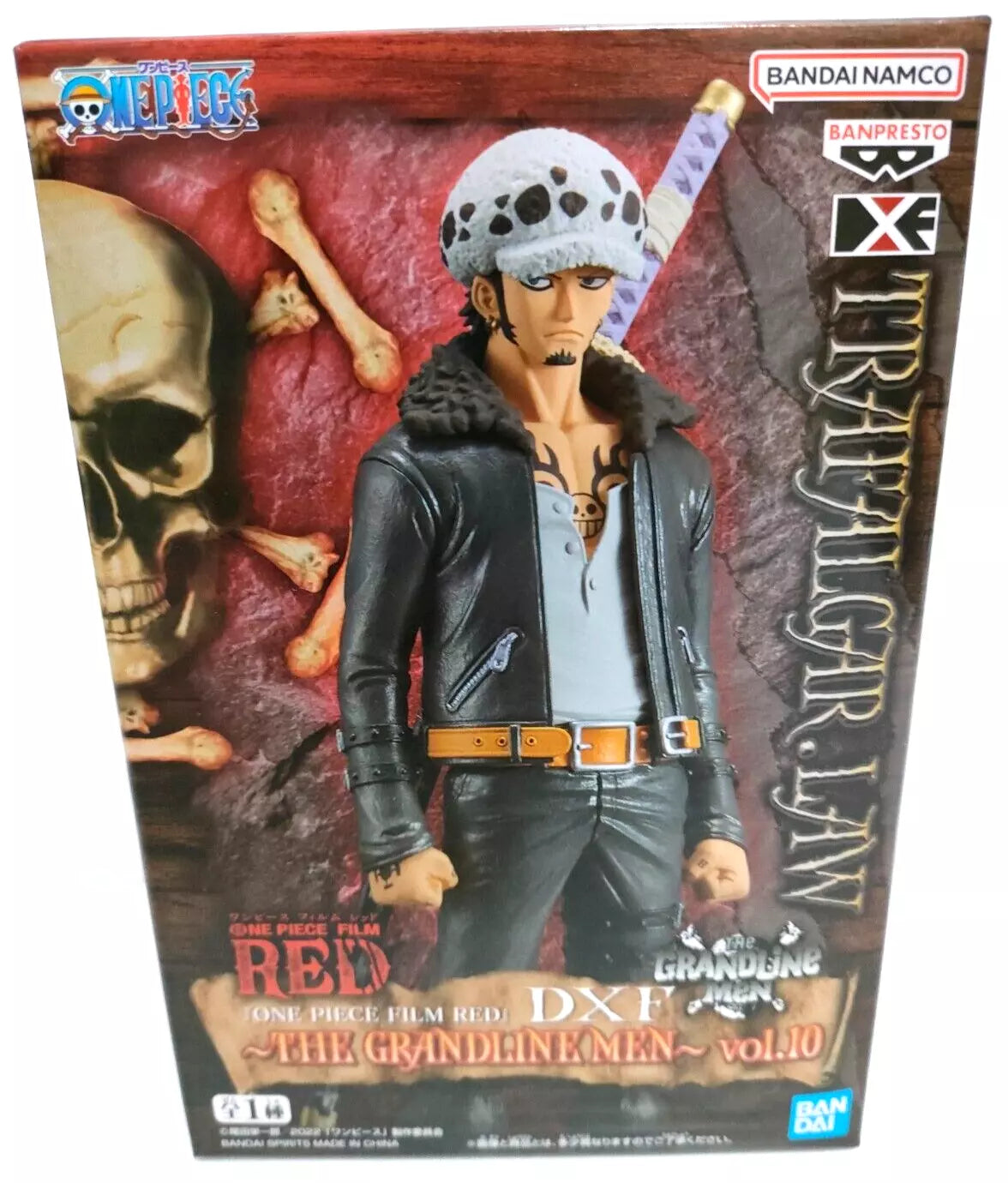 One Piece FILM RED Trafalgar Law Figure DXF THE GRANDLINE MEN vol . 10 BANDAI - Banpresto - Red Eye Merch